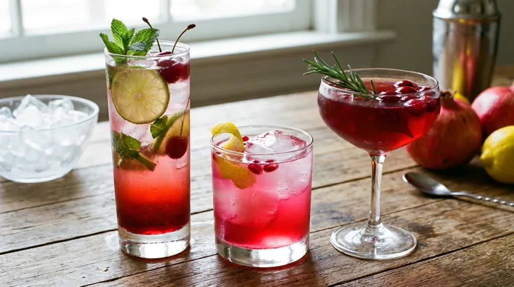 découvrez 3 recettes faciles de cocktail sans alcool à la grenadine, parfaites pour toutes les occasions et rafraîchissantes pour toute la famille.