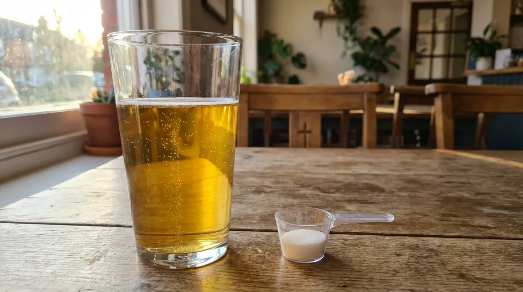 découvrez combien de sucre contient réellement une bière : moins d'1 gramme par verre pour profiter sans culpabilité.